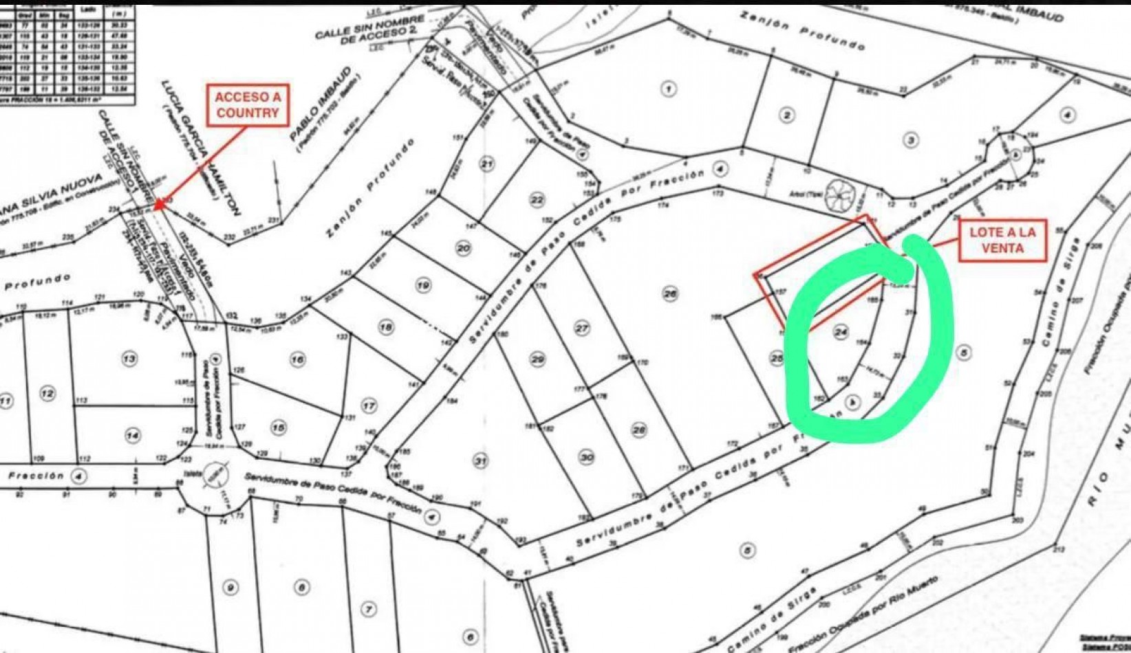 Venta de Terreno en Barrio Privado El Tipal 2